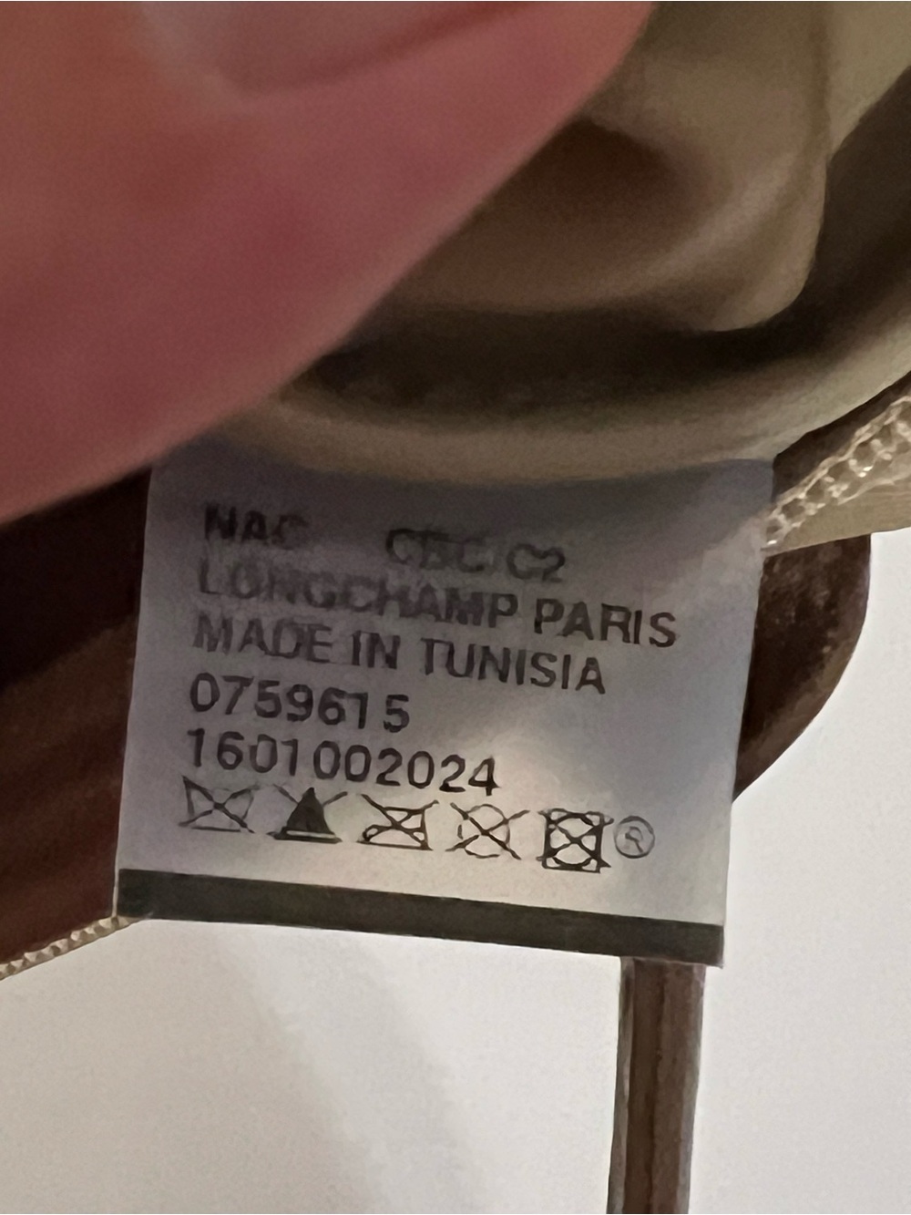 NWOT Authentic Longchamp Taupe Satchel Bag w/ Gold Hardware Metallic Leather - Picture 12 of 14